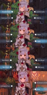 Exam questions in Noelle's hangout event